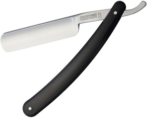 Giesen & Forsthoff Straight Razor Black Plastic 3.5" Blade