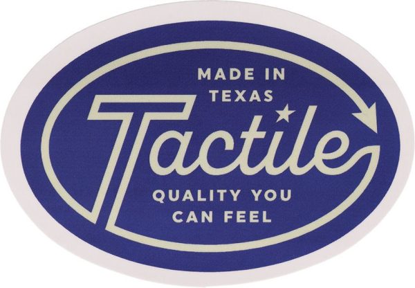 Tactile Knife Company Sticker 3.25in x 2.25in