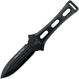 TKF205BK.jpg Takumitak Hidden Anger Fixed Blade Black D2 Steel Knife