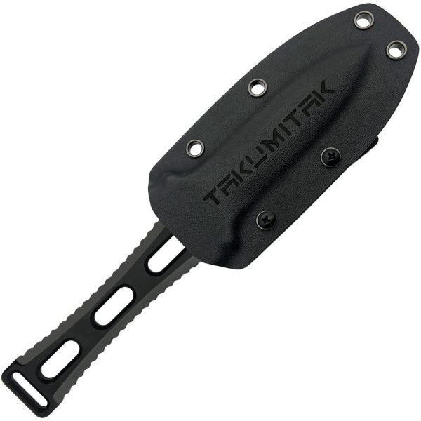 Takumitak Hidden Anger Fixed Blade Black D2 Steel Knife