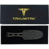 Takumitak Hidden Anger Fixed Blade D2 Steel Gray 3.5"