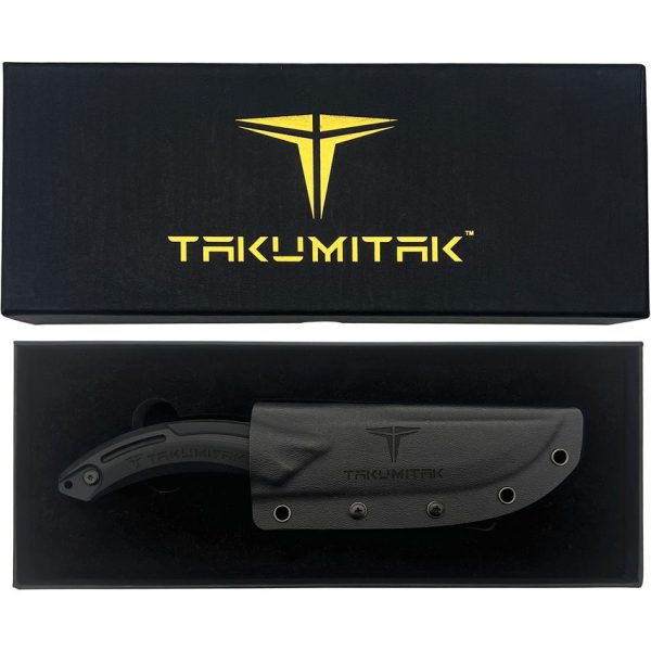 TKF207BK_add_04.jpg Takumitak Hunter Fixed Blade Black D2 Steel Kydex Sheath