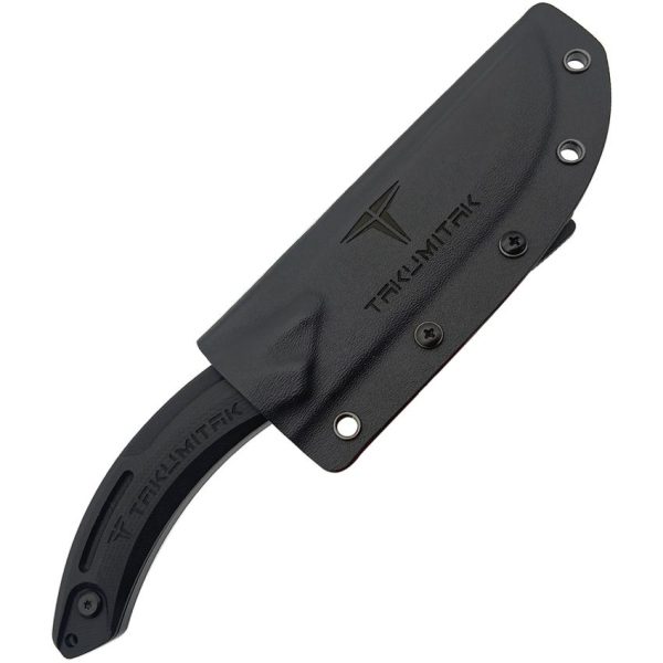 Takumitak Hunter Fixed Blade D2 Satin 4.5" Black G10