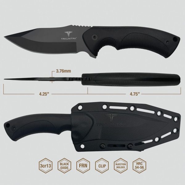 Takumitak Fit Fixed Blade - Clip Point 3Cr13