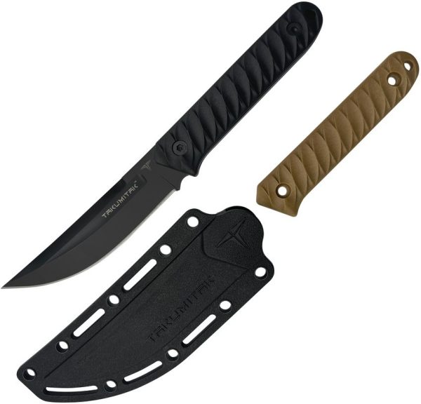 Takumitak Ninja Fixed Blade Black - Trailing Point
