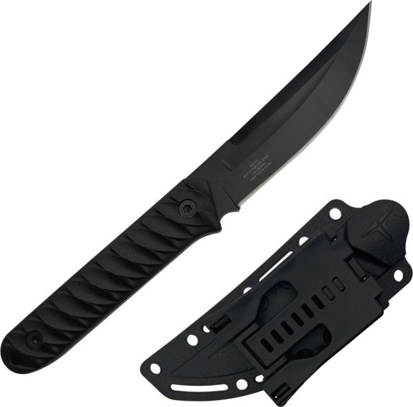 Takumitak Ninja Fixed Blade Black - Trailing Point