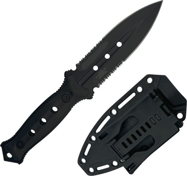 Takumitak Unrestricted Fixed Blade - Dagger Serrated
