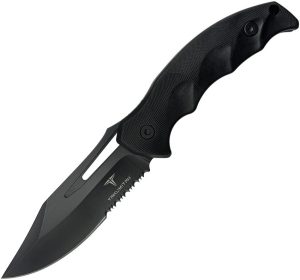 Takumitak Obsidian Fixed Blade - Clip Point Black