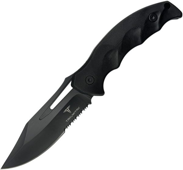Takumitak Obsidian Fixed Blade - Clip Point Black
