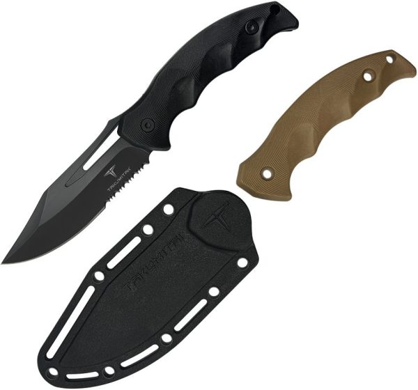Takumitak Obsidian Fixed Blade - Clip Point Black