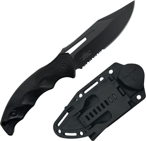 Takumitak Obsidian Fixed Blade - Clip Point Black