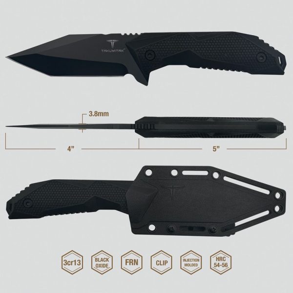 Takumitak Terminal Fixed Blade - Tanto Compact 4in