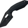 Takumitak Muted Fixed Blade - Black FRN Tanto