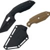 Takumitak Muted Fixed Blade - Black FRN Tanto