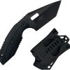Takumitak Muted Fixed Blade - Black FRN Tanto