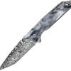 Takumitak Bloodstrike Fixed Blade - Damascus Tanto Black