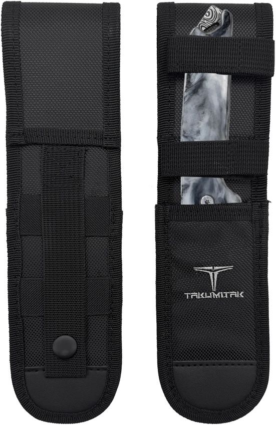 Takumitak Bloodstrike Fixed Blade - Damascus Tanto Black