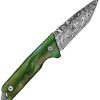 Takumitak Bloodstrike Fixed Blade - Damascus Tanto Green