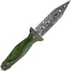 Takumitak Protector Fixed Blade - Damascus Dagger Green