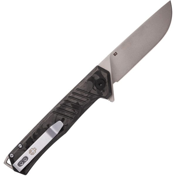 F1 Alpha Linerlock CF/Silver
