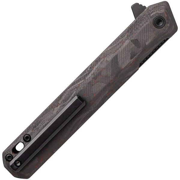 F2 Bravo Linerlock Red CF