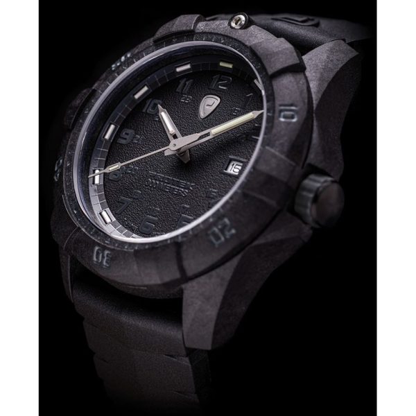 ProTek Dive 1000 Series Black Carbon Composite Watch 300M