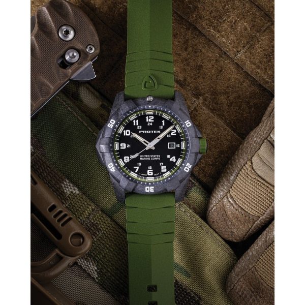 ProTek USMC Dive 1015 Carbon Composite Watch - Green