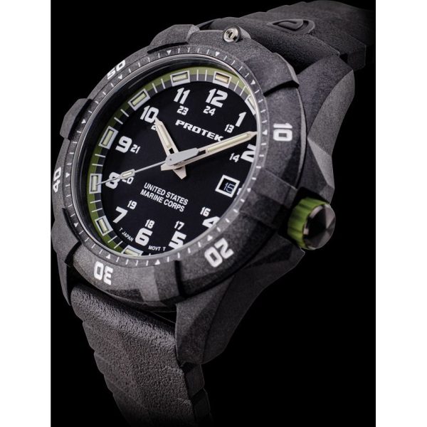 ProTek USMC Dive 1015 Carbon Composite Watch - Black