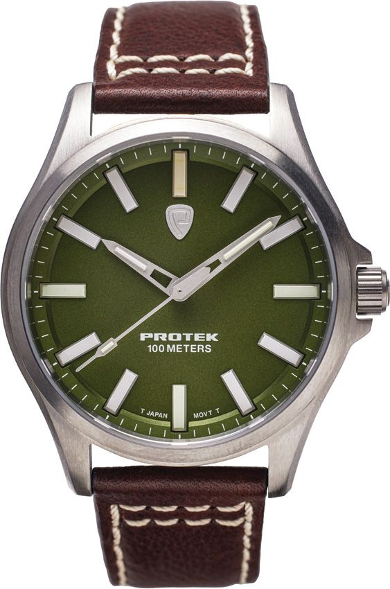 TMEPT3005.jpg ProTek Field 3000 Series Green Titanium Quartz Watch Boxed