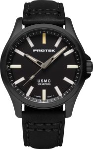 ProTek USMC Field Watch 3100 Series Titanium Black Dial