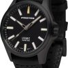 TMEPT3102_add_01.jpg ProTek USMC Field Watch 3100 Series - 40mm Titanium Case, Black Leather Strap