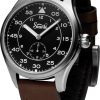 TMESZ2754.jpg Time Concepts Szanto Aviator Watch - Black Dial