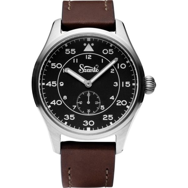 TMESZ2754_add_02.jpg Time Concepts Szanto Aviator Watch - Black Dial