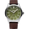 Time Concepts Szanto Aviator Watch - Green Dial