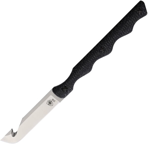Templar Neck Knife Drop Point 2.5 inch D2 Black