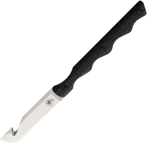 Templar Neck Knife Drop Point 2.5 inch D2 Red Lanyard