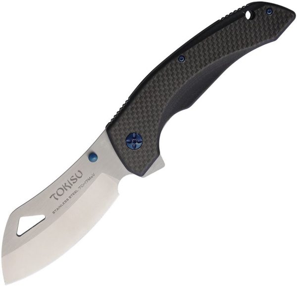 Tokisu Tactical Linerlock 4 inch 7Cr17MoV Black G10