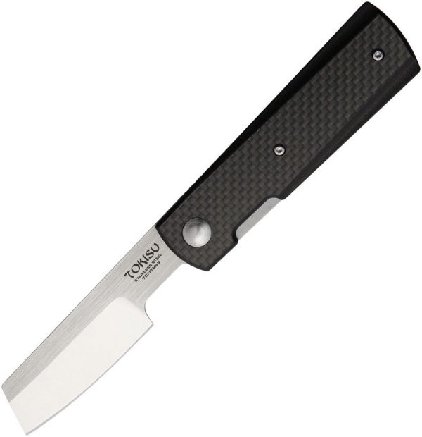 Tokisu Tactical Linerlock 3.25 inch 7Cr17MoV Black G10