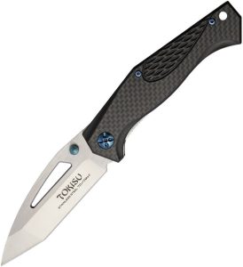 Tokisu Tactical Linerlock Folding Knife 7Cr17MoV Black G10