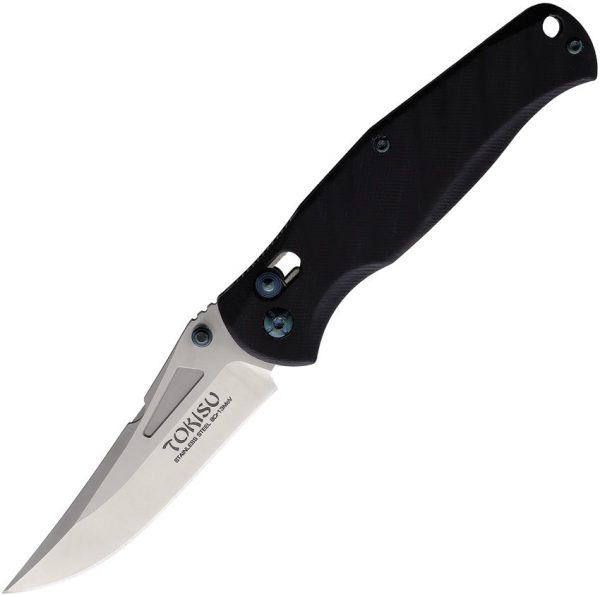 Tokisu Rapid Lock Folding Knife - Black G10 Handle