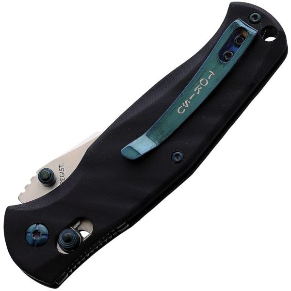 Tokisu Rapid Lock Folding Knife - Black G10 Handle