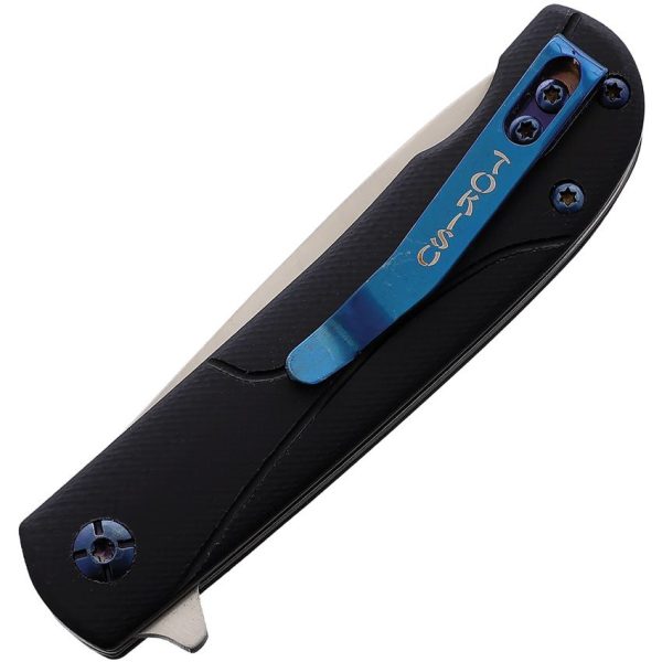 Tokisu Linerlock Black G10 Compact Folding Knife