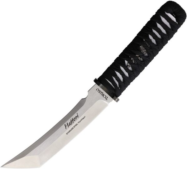 Tokisu Hattori Fixed Blade 6" 7Cr17MoV Tanto Knife Sheath