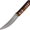 Tokisu Damask Couteau Fixed Blade - Damascus Steel