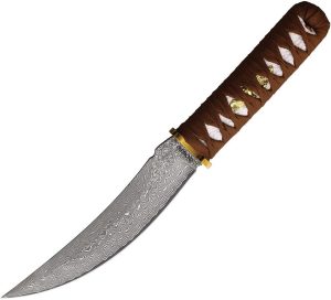Tokisu Damask Couteau Fixed Blade - Damascus Steel
