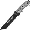 TOPS Steel Eagle Fixed Blade Knife 1095HC Tanto Black Micarta