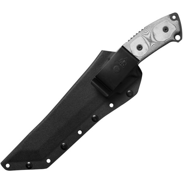 TOPS Steel Eagle Fixed Blade Knife 1095HC Tanto Black Micarta