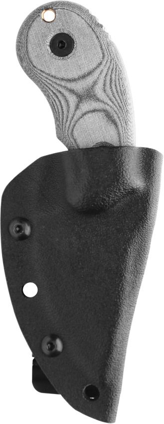 TOPS Wolf Pup Fixed Blade 1095 Steel Black Micarta EDC Knife