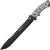 TOPS Steel Eagle Fixed Blade 1095 Carbon Steel Sawback Knife