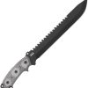 TOPS Steel Eagle Fixed Blade 1095 Carbon Steel Sawback Knife
